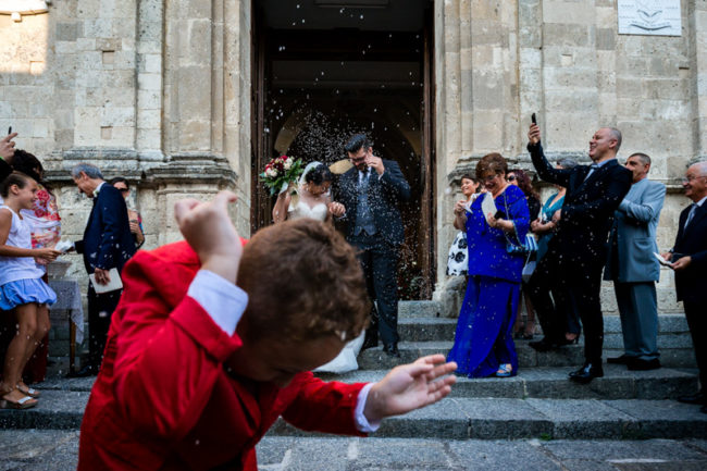 Matrimonio duomo Squillace Catanzaro lancio riso