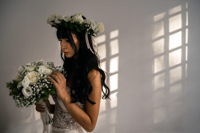 Matrimonio Roma ritratto sposa